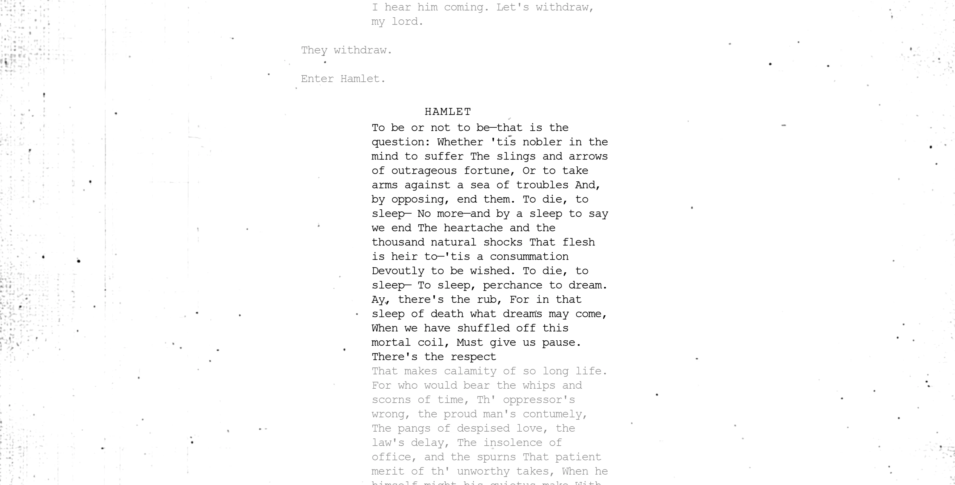 The Scriptaoke prompter in the Screenplay theme
